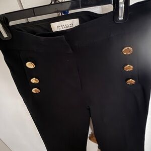 Iconic Derek Lam 10 Crosby with golden button trim